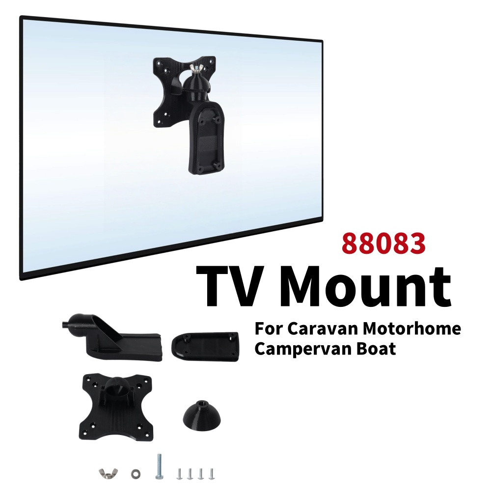 RV テレビマウントピボットテレビブラケット壁マウントインテリア収納アクセサリー 88083 キャラバンキャンピングカーキャンピングカーボート