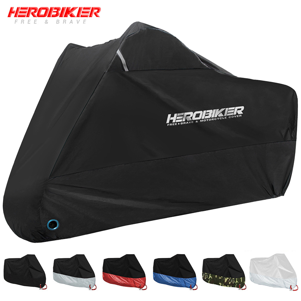 新しいオートバイカバー Funda モトレインカバー防水防塵 UV 保護カバーコート屋内屋外バイクスクーターカバー