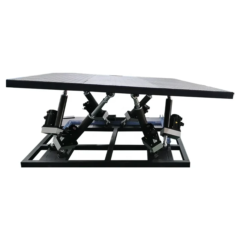 没入型体験デザイン VR シミュレーター用 6DOF モーション プラットフォーム AC サーボ モーター付き電動シリンダー アクチュエーター リニア