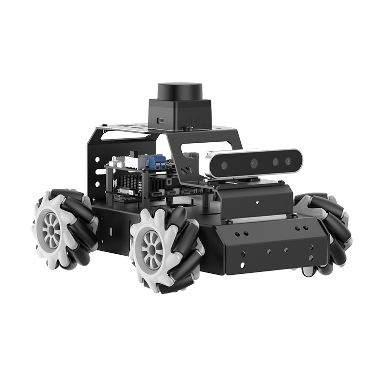 ROS メカナムホイール RC カー深度カメラレーダーハンブルスラムと自動運転 Raspberry Pi 5 用プログラマブルロボットカー