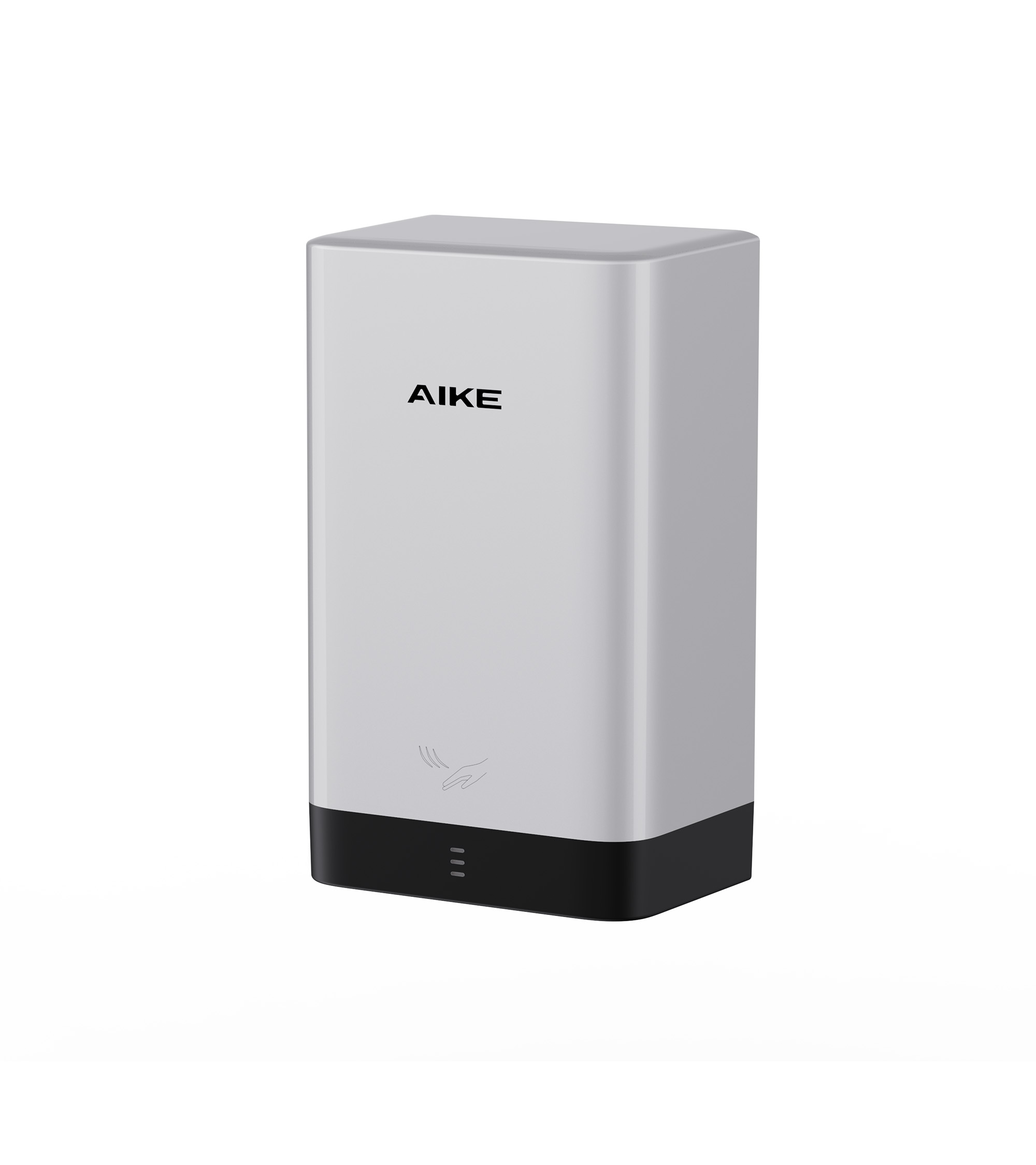 商業コンパクト ADA ハンド ドライヤー AK2822 110 V/220 V 耐久性 ABS ポリカーボネート ホワイト ハンド ドライヤー オフィス用