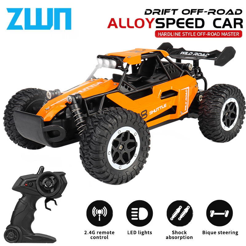 ZWN 1:16/1:20 2.4 グラムモデル RC カー LED ライト 2WD オフロードリモートコントロール登山車屋外車のおもちゃギフト子供のため
