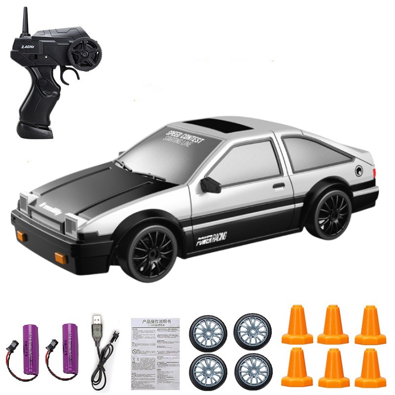 リモートコントロール 2.4 グラム高速ドリフト Rc カー 4WD AE86 モデル GTR 車両車 RC おもちゃレーシングカーのおもちゃ子供の誕生日ギフト