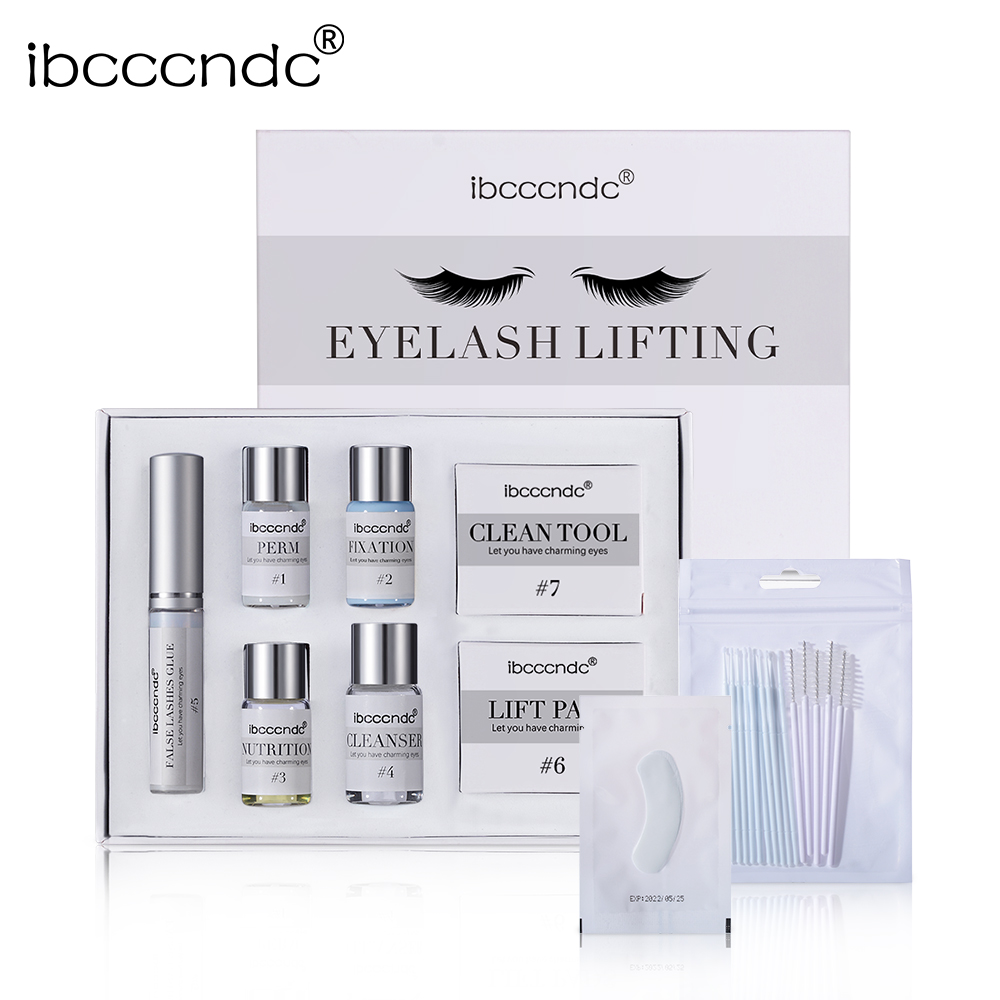 Ibcccndc ラッシュリフトキットまつげのラミネートリフティングまつげパーマキット美容サロン家庭用アイラッシュカーリングリフトパッドツール