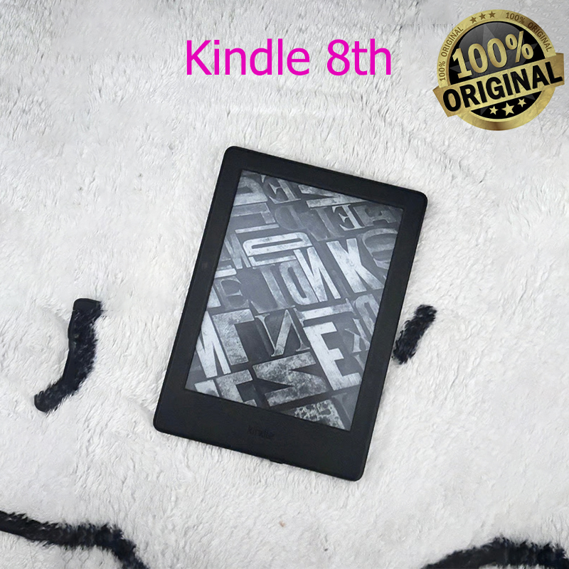100% オリジナル Kindle 8th 電子書籍リーダー バックライトなし、多言語サポート、登録可能なアカウント、在庫あり