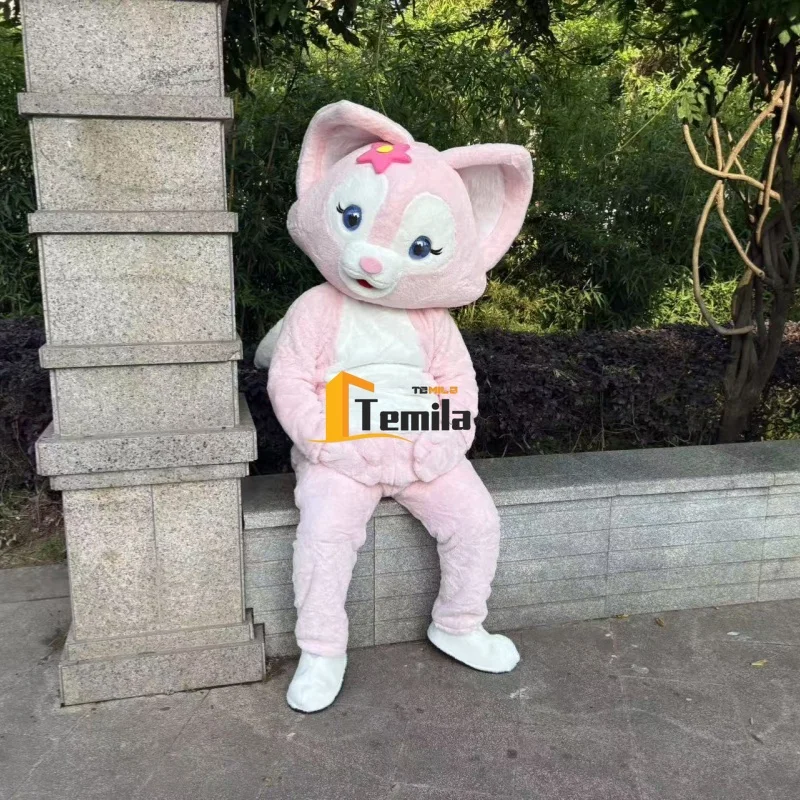 大人のカット動物キツネリナベルマスコット衣装ファンシードレス誕生日パーティーサプライズ服スーツ広告ショー実行小道具