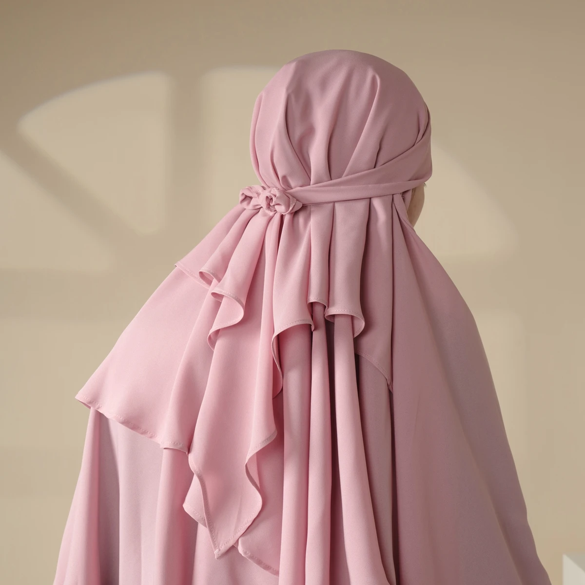 オーバーヘッド Khimar 女性イスラム教徒シフォン大スカーフ Niqab ラマダン Eid 祈り衣服ブルカアラビアイスラムヘッドスカーフヒジャブ Djellaba