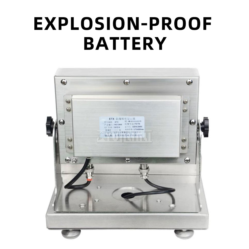 ステンレス製電子台秤、0.01g精密防爆計量、工業用化学グレードスケール