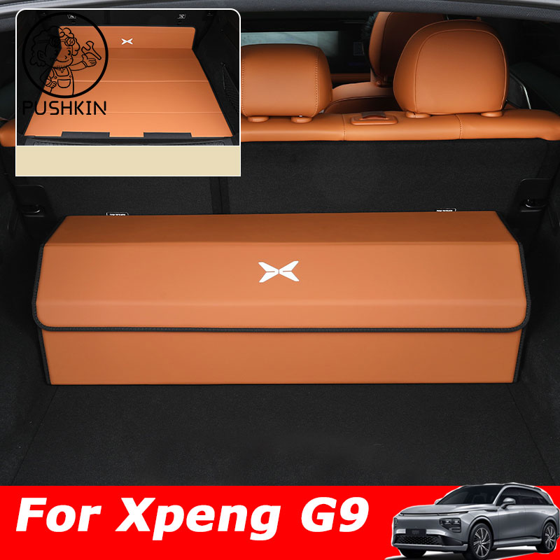 Xpeng G9 2024 2025 2026 Lixiang 1 車のトランク収納ボックスリアテールボックス貨物オーガナイザーインテリアアクセサリー