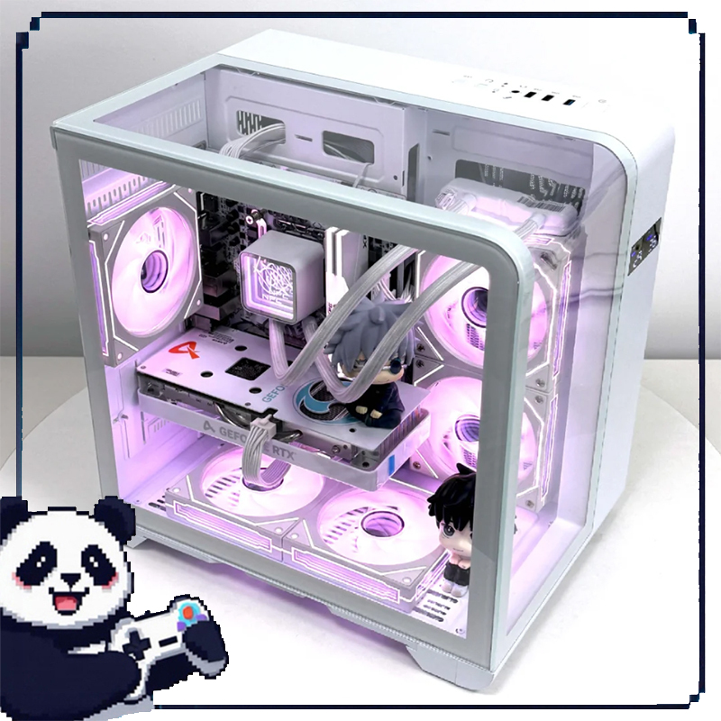 Wentian ミニ Itx ケース Matx アルミケース液晶画面サポート 240 水冷 350 グラフィックスカード e スポーツゲーミングホストケース