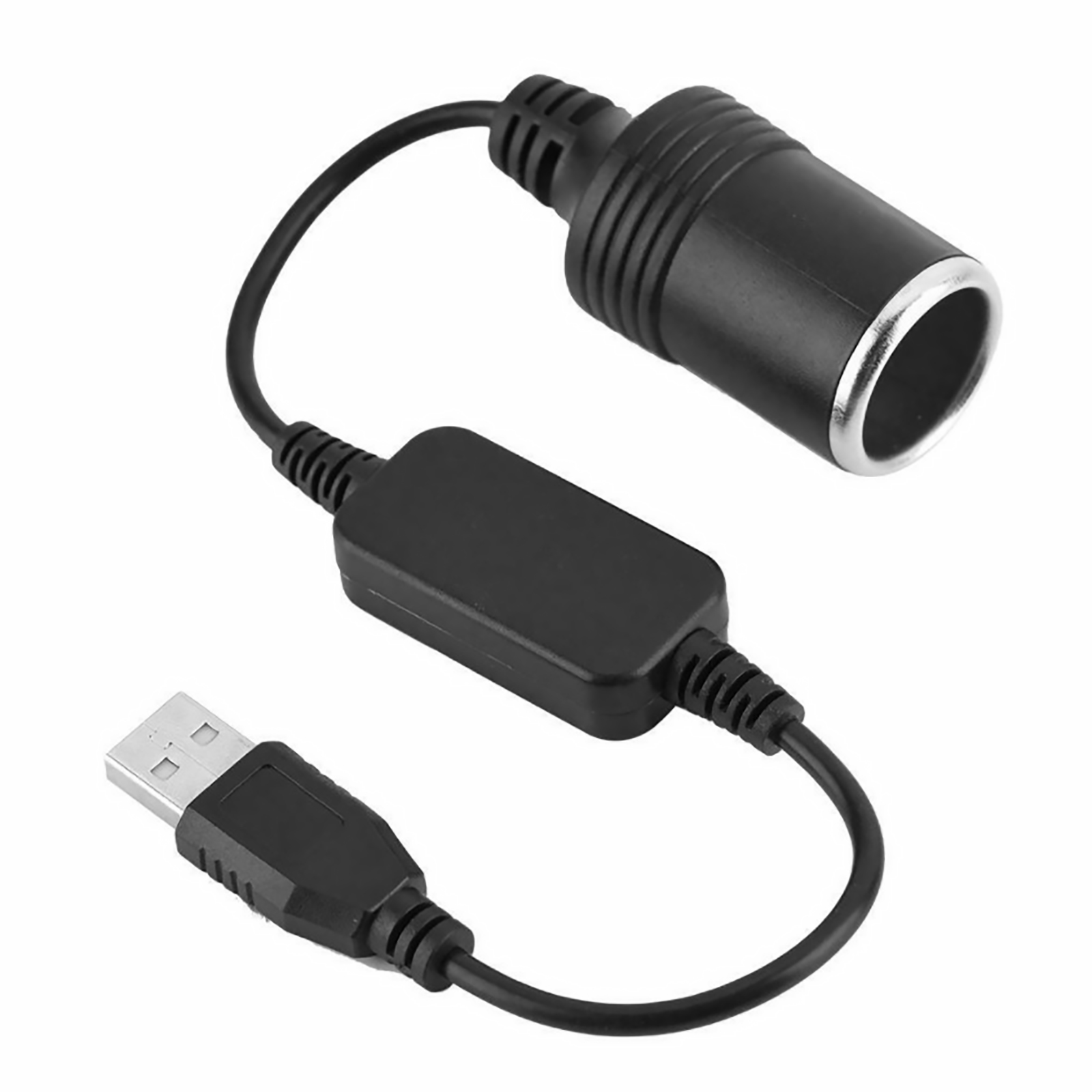 34.5cm USB 12V 車用電圧変換ソケット 電源アダプター 充電器ケーブル ライン I