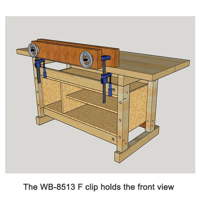 WB-8513 多機能大工ルーターテーブルデスクトップ木工補助ポータブルダブルボードクランプデスクプライヤーマニュアル木材ツール