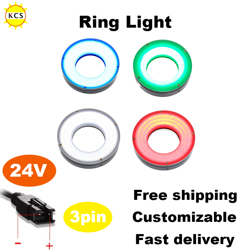 KCS Ring Light Source LED Ring Light Machine Vision LED Working Ring Light Outer Diameter 30-70 Electronic Components Inspection