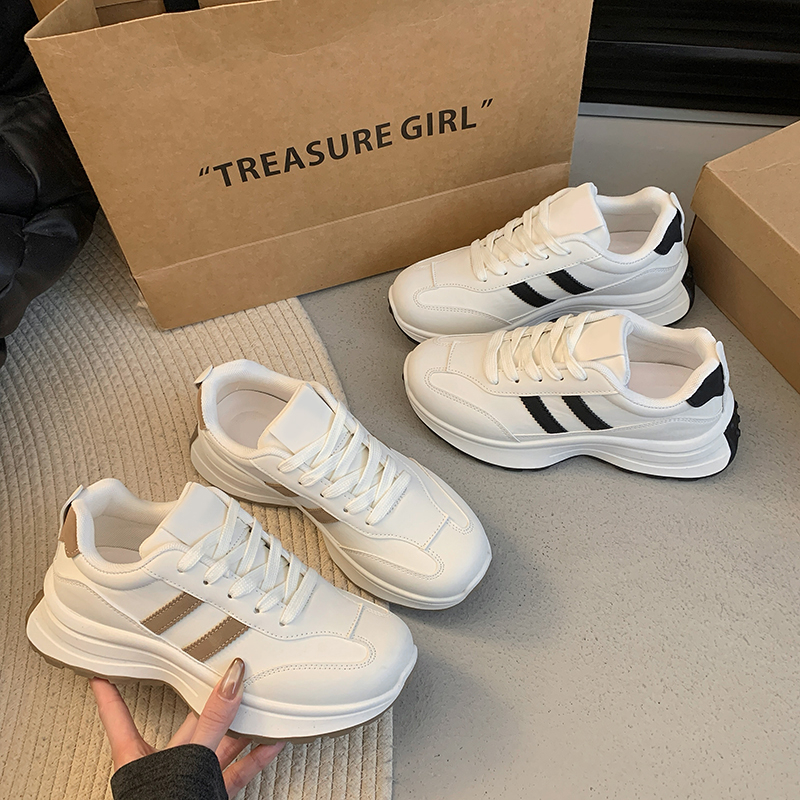 春厚底女性の靴 2025 夏カジュアルパッチワークレザースニーカーカジュアル加硫靴レディース Chaussure ファム