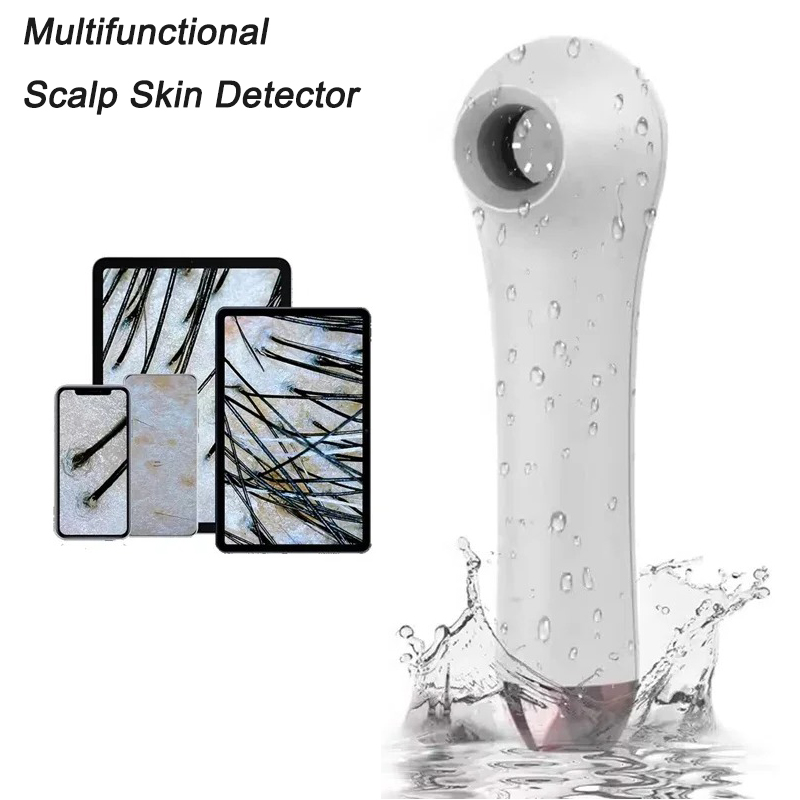 2026 HD 頭皮/皮膚/毛包検出器プロフェッショナル皮膚アナライザー非充電式分析拡大鏡髪