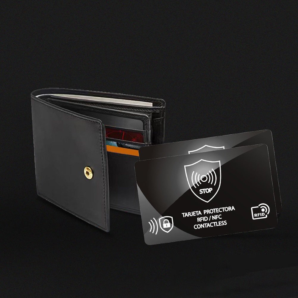 5 個の RFID ブロッキングカード NFC デビットクレジットカードパスポートプロテクターブロッカーセットスマート盗難防止デザイン RFID ブロッカー