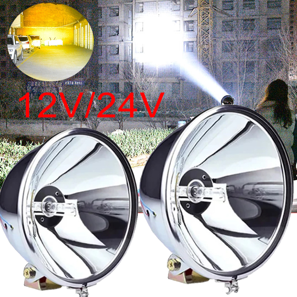 5 インチ 7 インチ HID ライト 12V 24V 長距離スポットライトトラック観察ヘッドライト作業灯オフロード 4x4 ルーフライトサーチライト