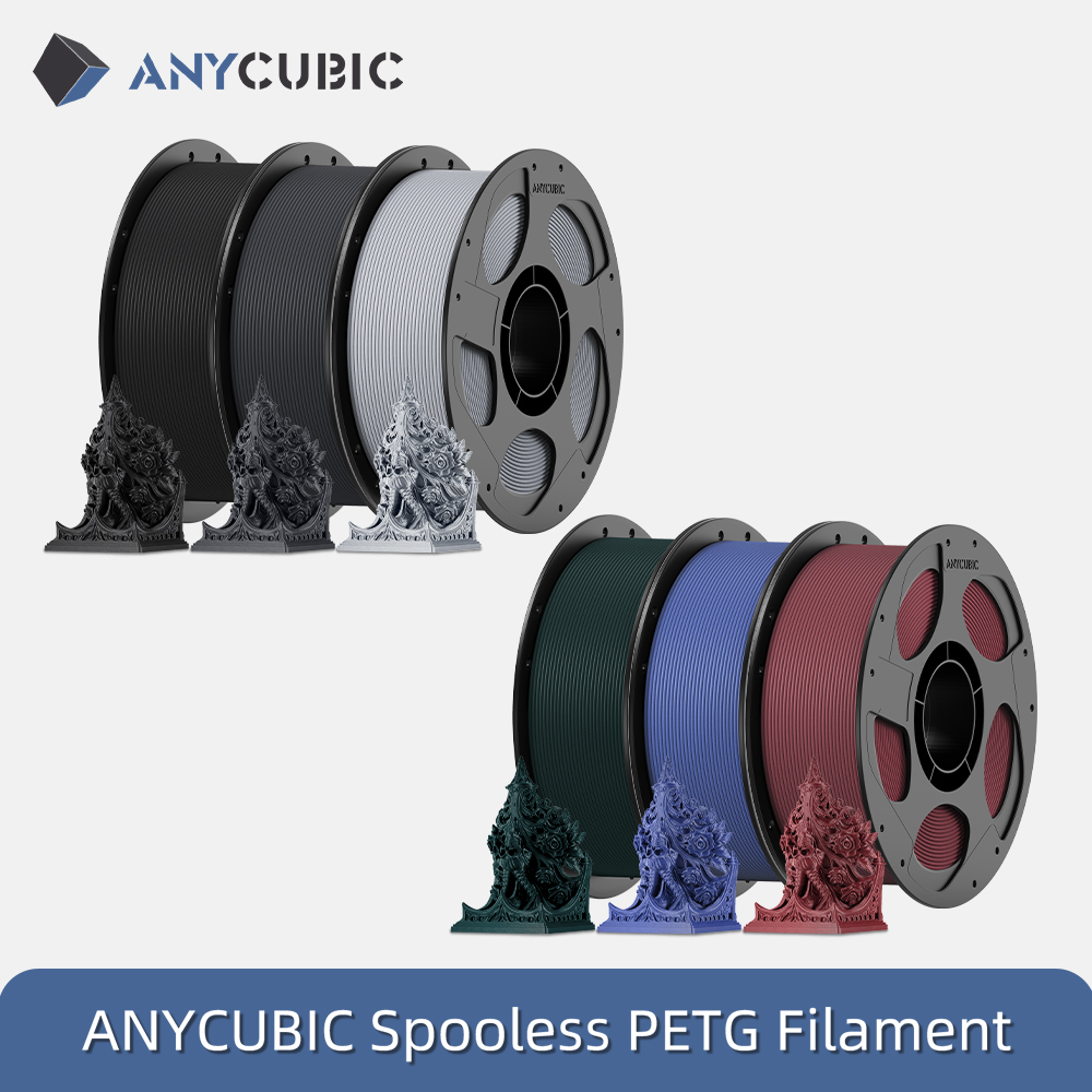 ANYCUBIC PLA-CF フィラメント 1.75 ミリメートル 3D プリンタ PLA カーボンファイバー 3D 印刷 Materail マットテクスチャ高強度フィラメント Kobra 用
