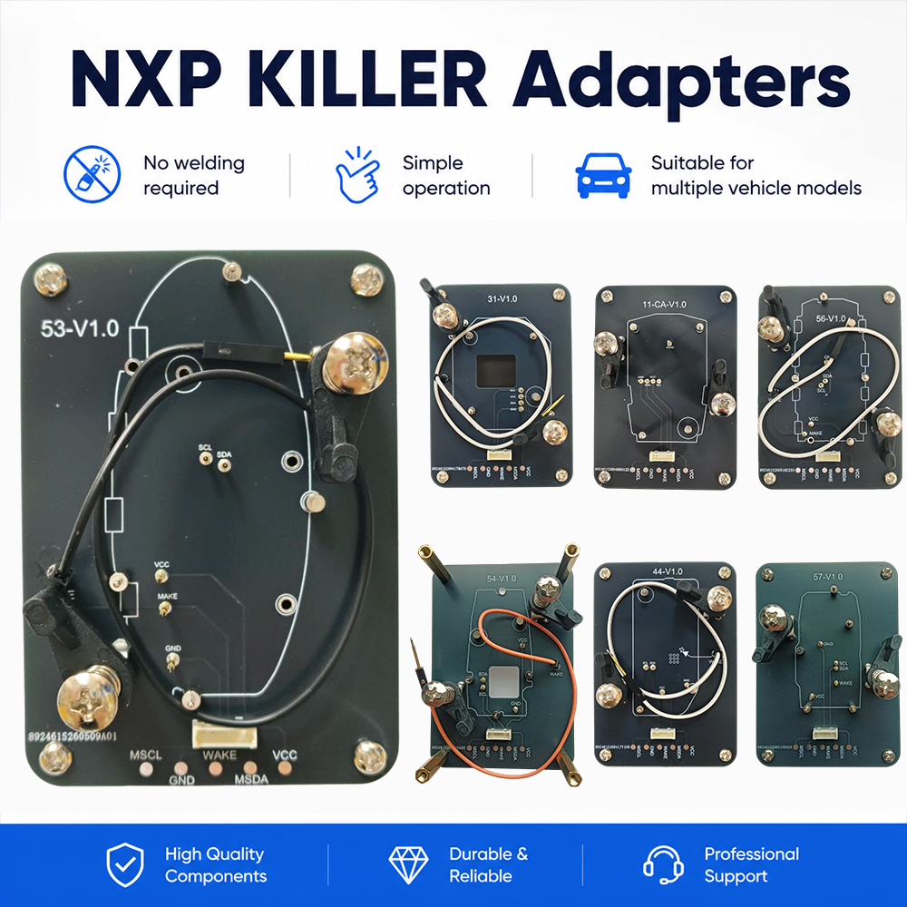 CNP259 はんだフリーアダプタ NXP キラー用は別のアダプタで動作でき、すべてのオリジナル NCF29xx チップリモートスーツ KD-X4 ツールに適合