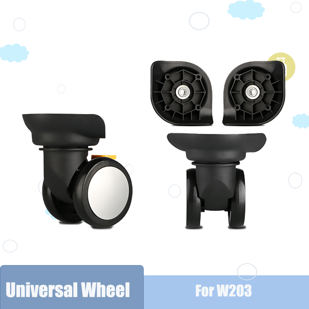 荷物 W203 スーツケースユニバーサルホイール交換 360 回転キャスター PU ゴム耐衝撃性耐摩耗性トロリーバッグ修理キット