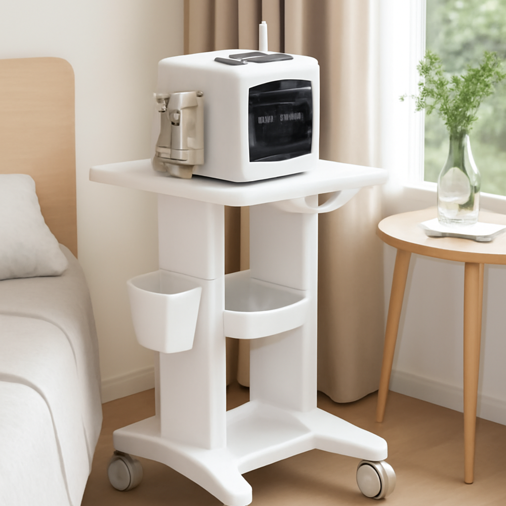 ビューティーサロン器具収納カートローリングトロリースキンケアマシン用多機能収納スタンドモバイル機器スタンド