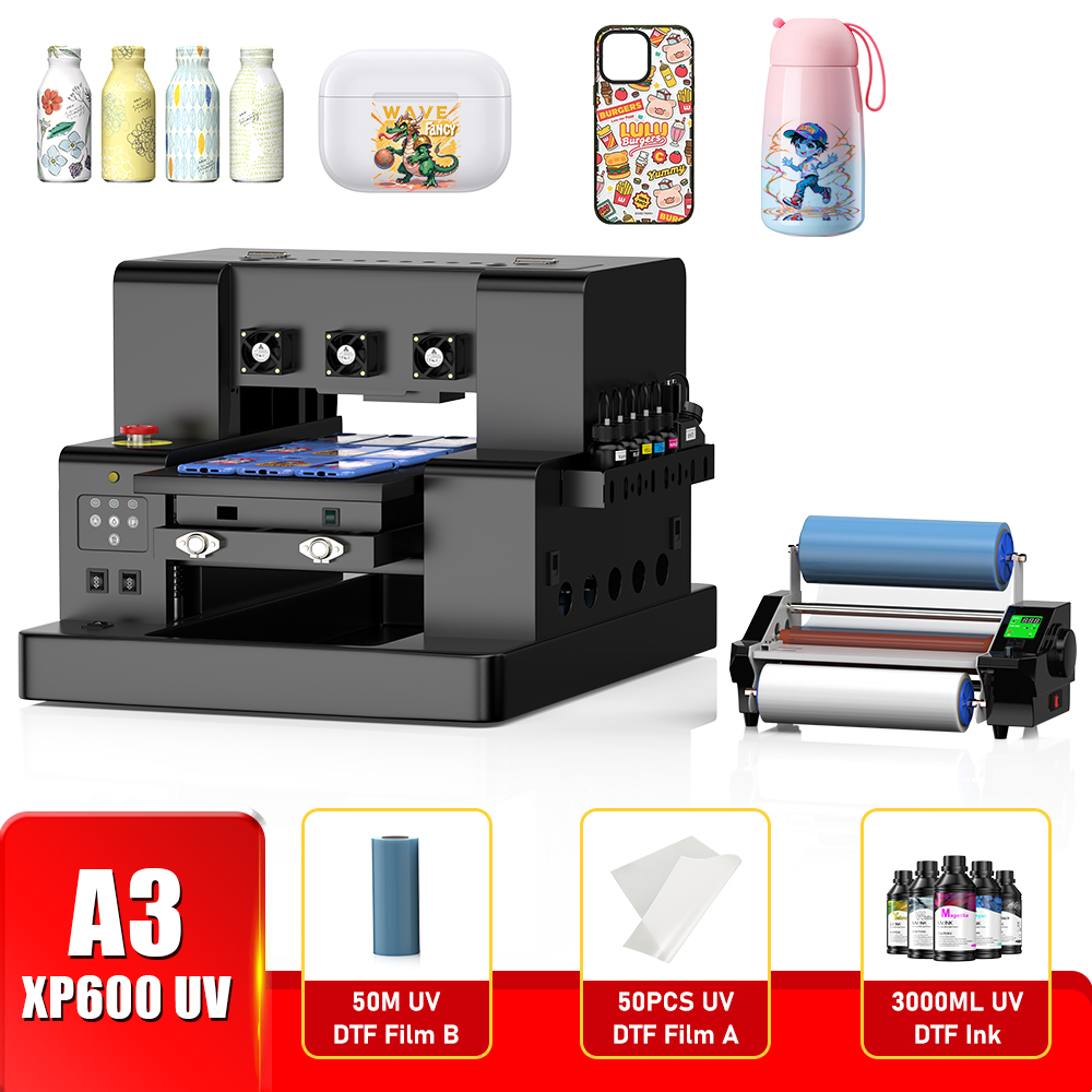 エプソン XP600 A3 UV プリンタ XP600 プリントヘッド UV フラットベッドプリンタ A3 UV ステッカープリンタボトルケースアクリルガラス印刷