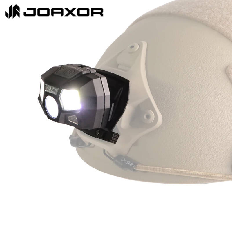 JOAXOR マウント LED タクティカルヘルメット NVG シールドマウントライト USB 充電誘導屋外狩猟や釣りに最適