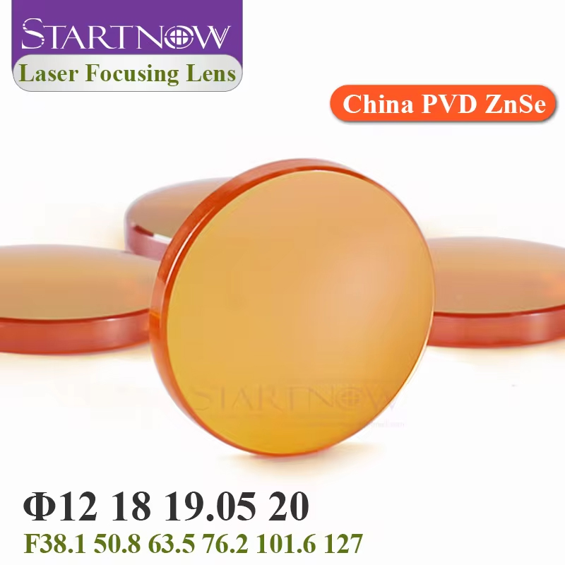 Startnow 集束レンズレーザー 20 19 18 15 12 ミリメートル FL 50.8 - 127 ミリメートル CO2 レーザー切断彫刻機中国 ZnSe PVD ​​レーザーレンズ