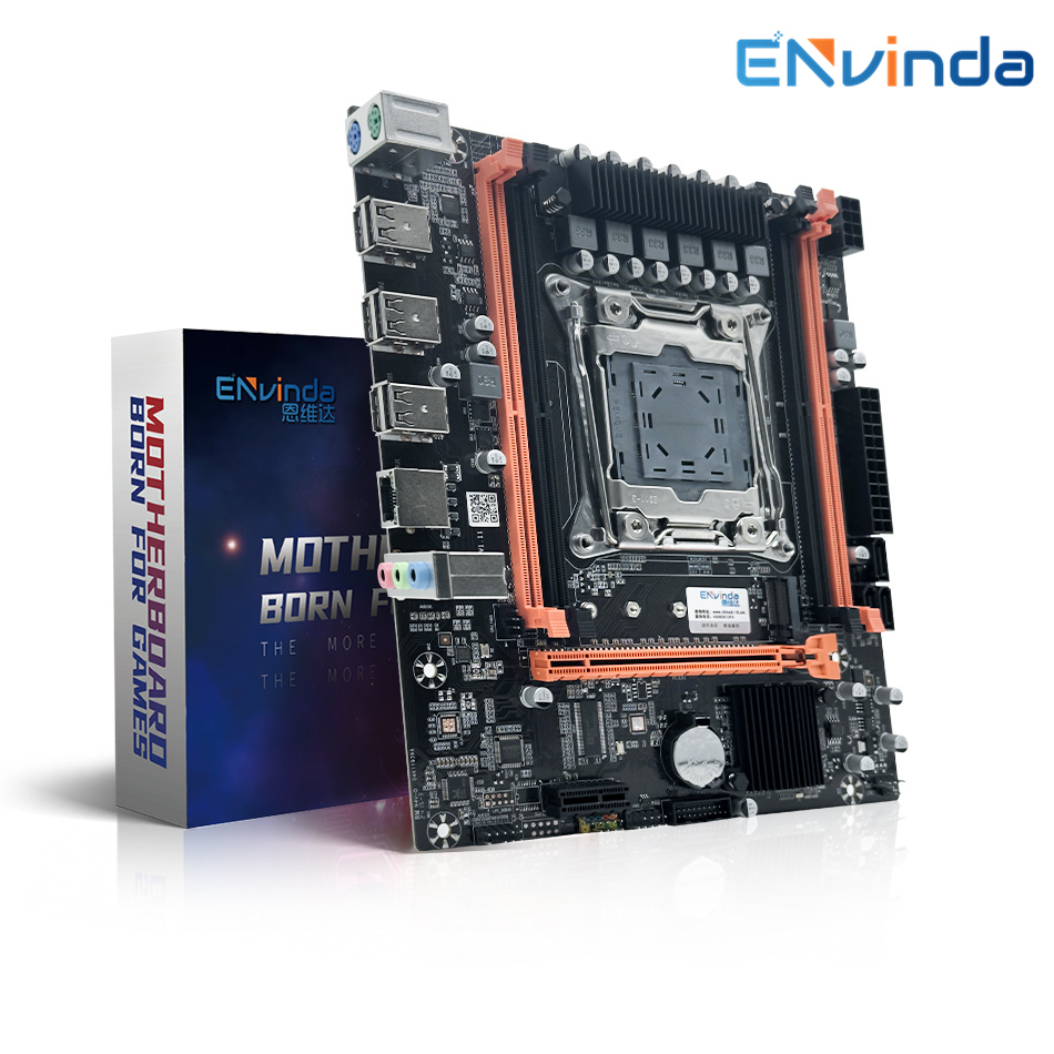 ENVINDA X99 ゲーミングマザーボード M.2 NVME デュアルチャネル DDR4 メモリサポート Xeon E5 V3 V4 LGA 2011-3 CPU プロセッサ