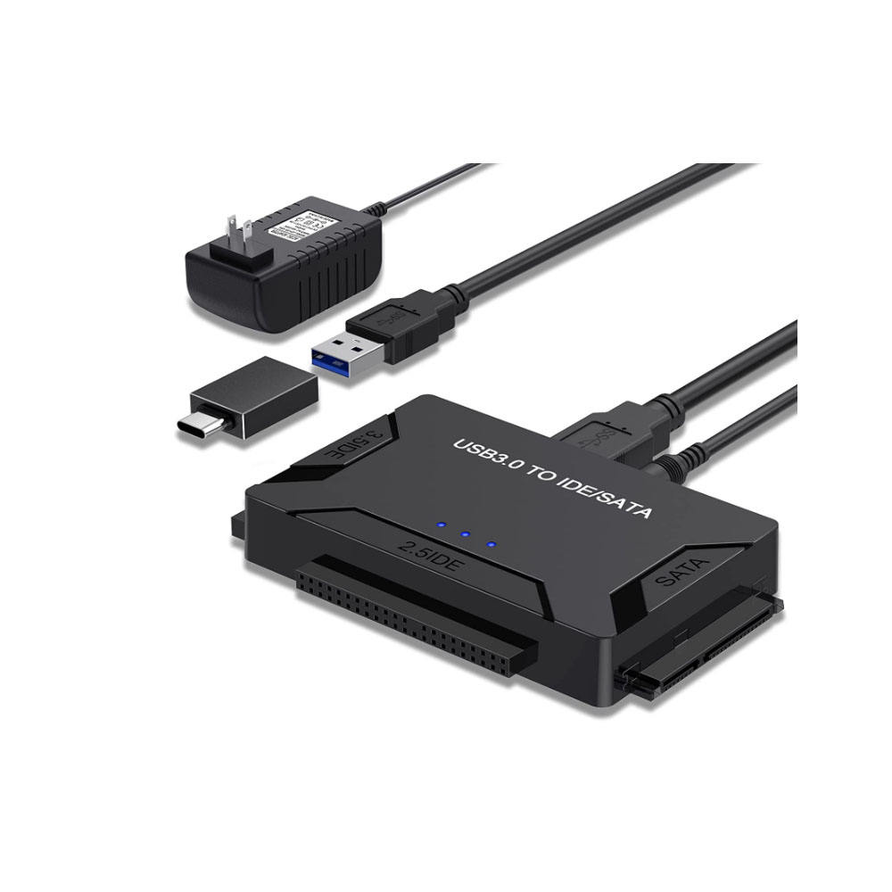 SATA/IDE - USB 3.0 アダプター、ユニバーサル 2.5 3.5 インチ IDE および SATA 外付け HDD/SSD 用ハードドライブリーダー、ハードドライブアダプター