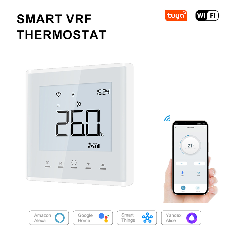 三菱電機富士通 (Ogeneral) Tuya wifi VRF エアコンスマートサーモスタット Google ホーム Alexa DuerOS