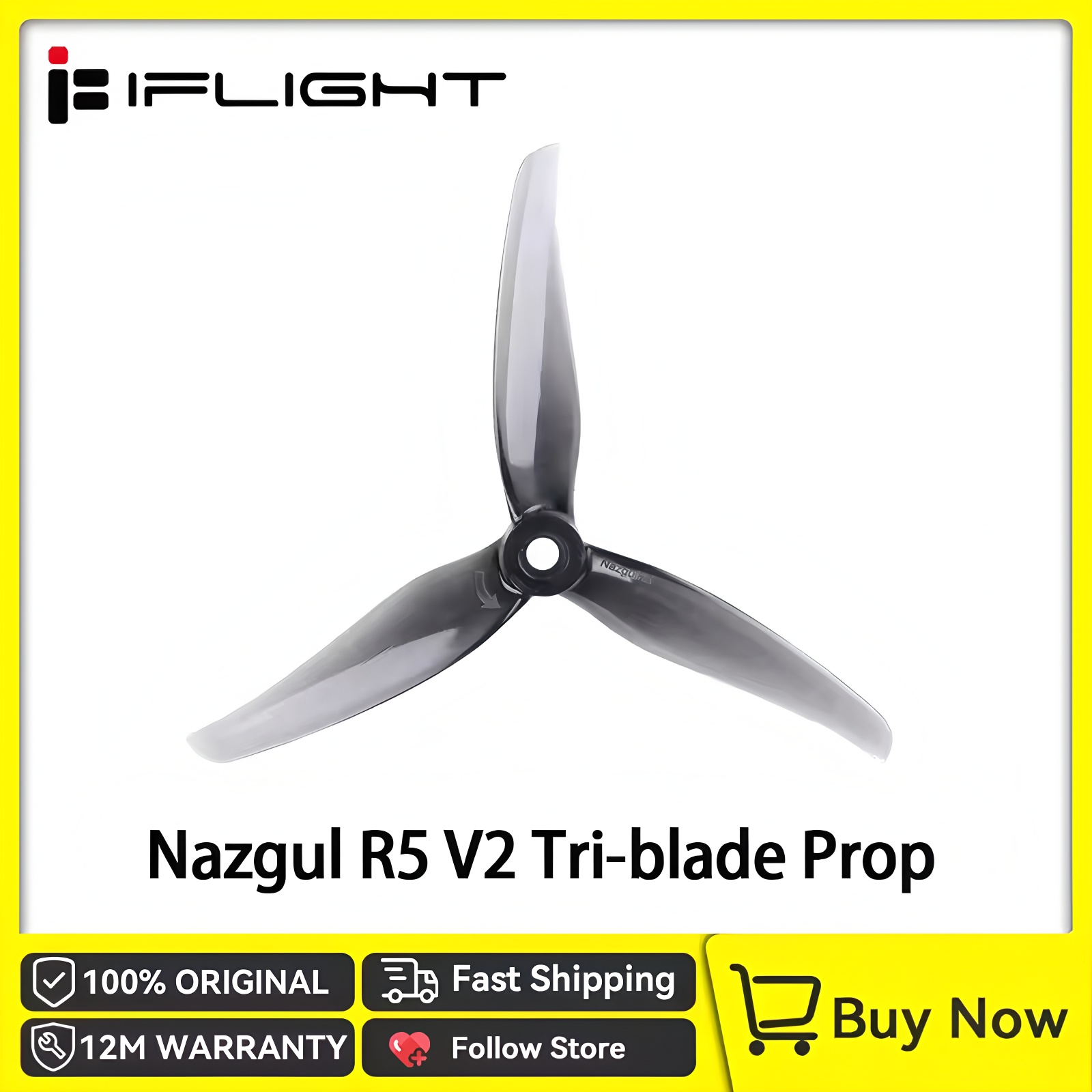24 個 iFlight Nazgul R5 V2 5.1 インチ 3/3 ブレード トライブレード プロペラセット マーク 4 5 インチ FPV レーシング ドローン用 2207/2306 と互換性あり