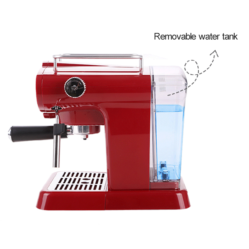 Coffee Machine Espresso Coffee Machine Electric Coffee Grinder Small Household Semi-Automatic Coffee Machine CRM3017 1100W