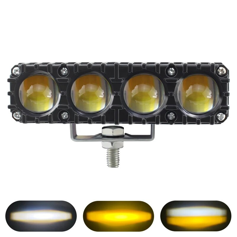 LED ワークバーランニングライト 12V 24V 18 ワットスポットフォグランプジープトラック車トラクター SUV ATV 4X4 駆動ヘッドライトランプ