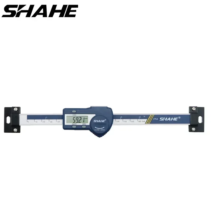 SHAHE ステンレス鋼水平リニアスケールタイプデジタルノギス LCD ディスプレイ