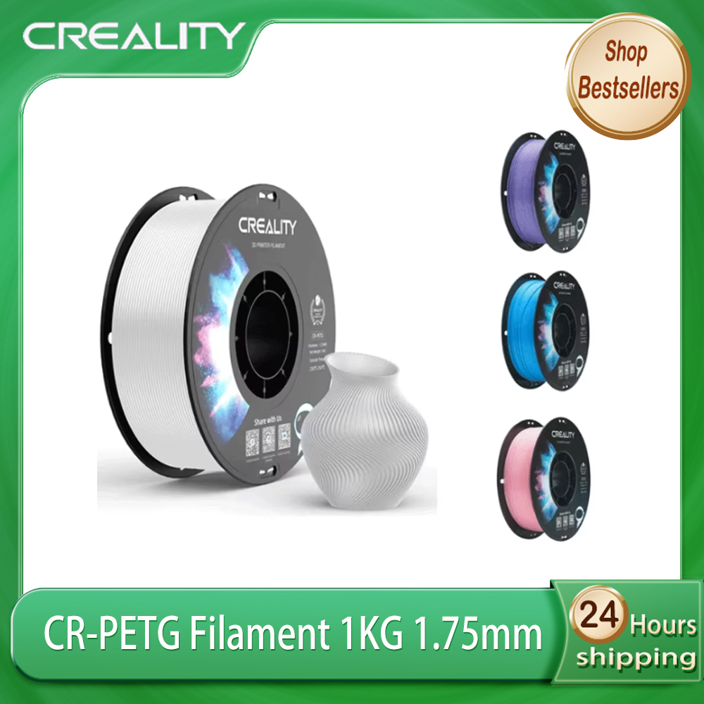 Creality CR-PETG フィラメント 1KG 1.75mm 高温環境に優しい無臭無毒 3D プリンターフィラメント新色