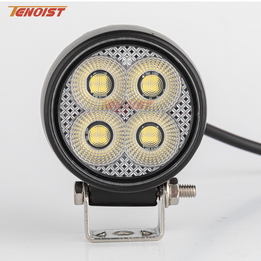 高品質 2.5 インチホワイトフラッド LED 作業駆動ヘッドブレーキライトトラック車 SUV オフロード ATV UTV バス 12-30V