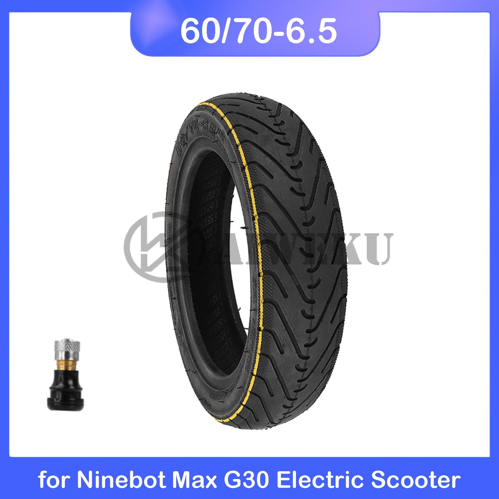 60/70-6.5 10 インチチューブレスタイヤ Ninebot 最大 G30 G30D 電動スクーターフロントリア修理タイヤ部品
