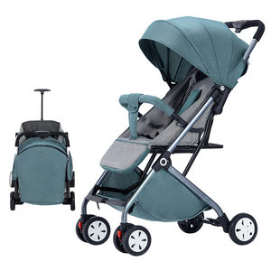 ベビーカー、座った状態でもリクライニングした状態でも使用可能、持ち運び可能な折りたたみ式ベビーカー、ハイビューベビーカー