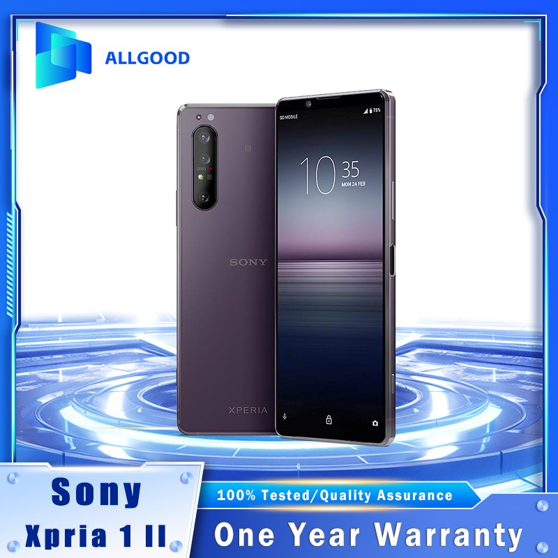 Sony Xperia 1 II XQ-AT51 AT52 5G 6.5 インチ 8GB 128GB 256GB Snapdragon 865 NFC 高解像度オーディオ トリプルカメラ Android 携帯電話