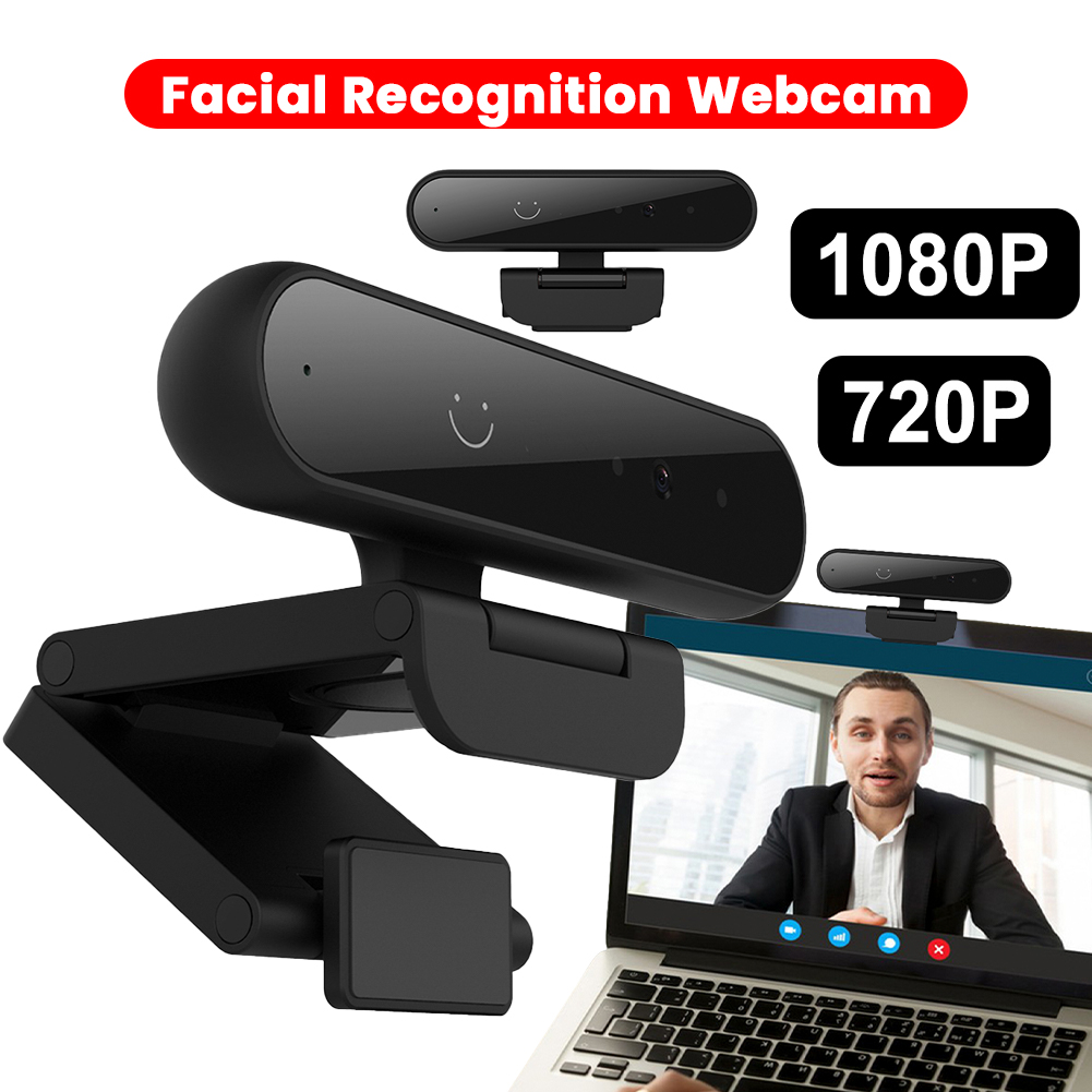 認証ログイン用ウェブカメラ 1MP 720P/2MP 1080P Windows Hello対応 コンピューターウェブカメラ 内蔵マイク付き コンピューター/ノートパソコン用