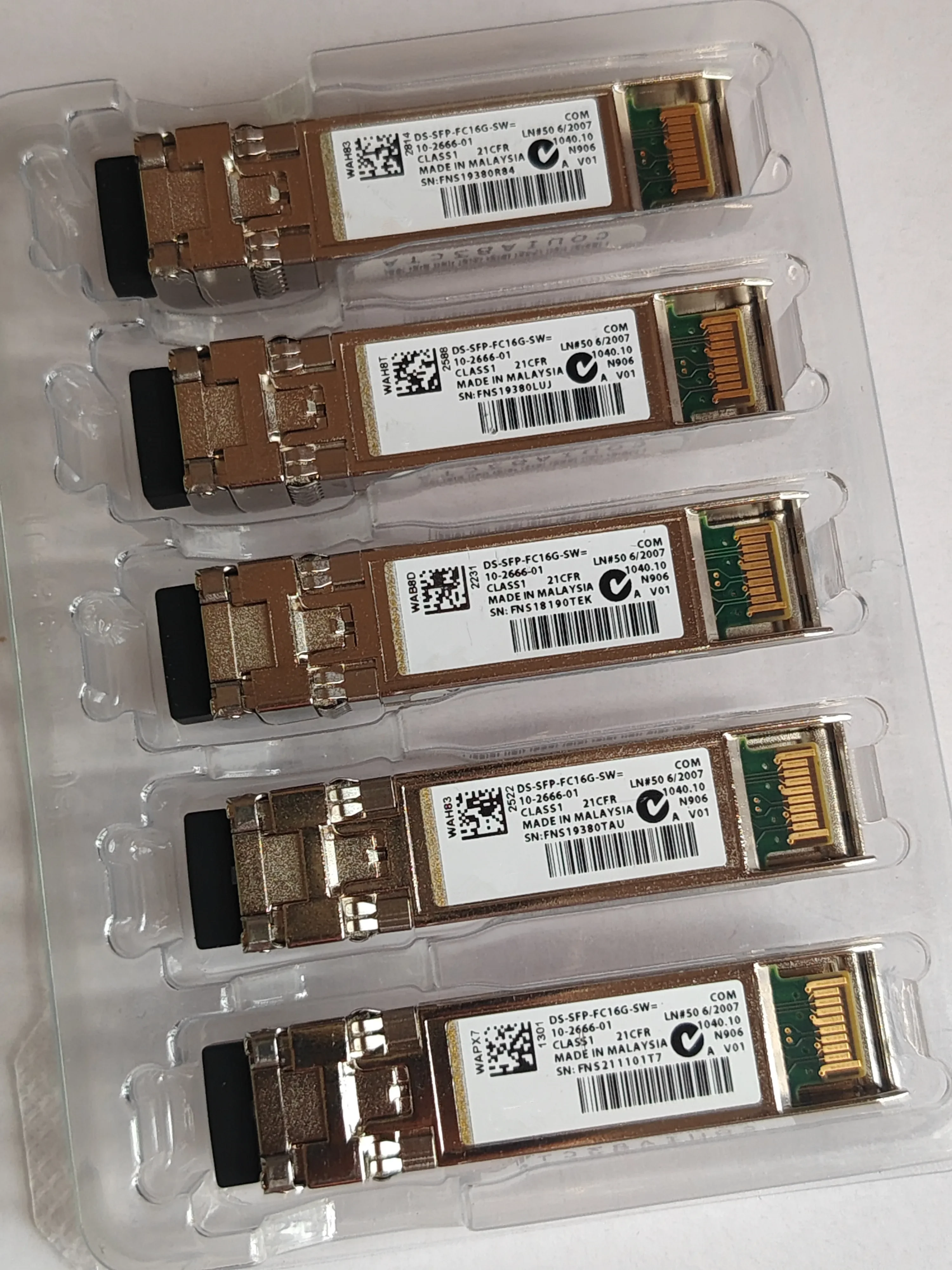 DS-SFP-FC16G-SW 16GB 光ネットワーク モジュール マルチモード 850NM 16G ファイバ スイッチ トランシーバ