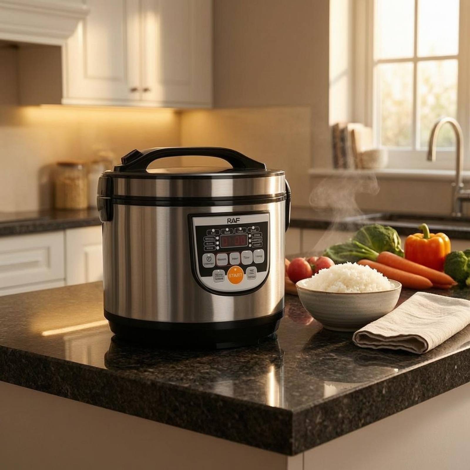 デジタル炊飯器 LED ディスプレイ電気炊飯器小型キッチン家電プッシュボタン制御 24 時間タイマー