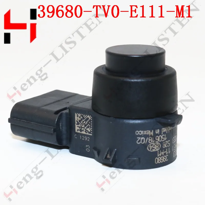 車 Parktronic 39680-TV0-E11ZE PDC パーキングセンサー Acu ra R L X CR V Ci vic 39680-TVO-E111-M1 黒銀色