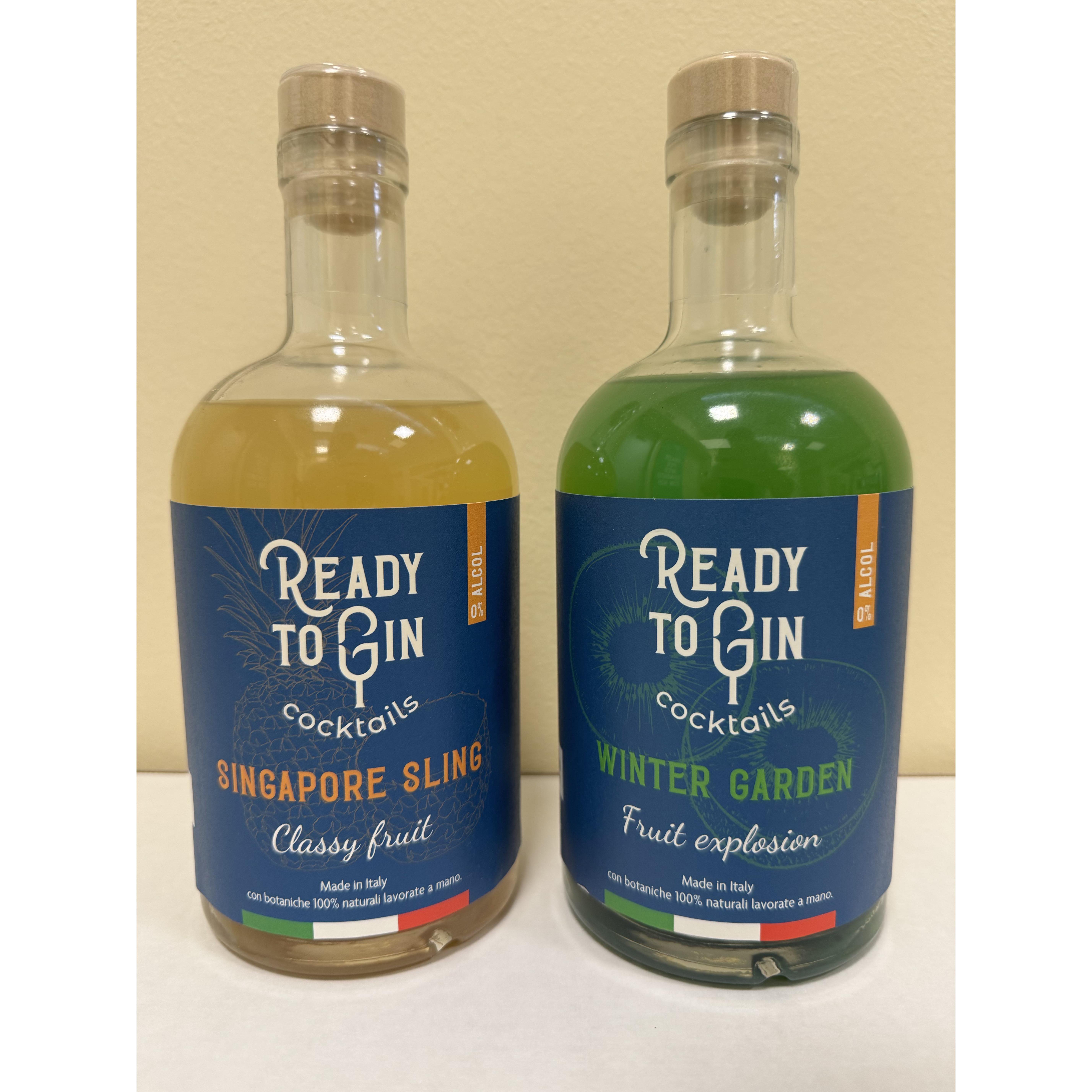 Ready To ジン カクテル シンガポール スリング ウィンター ガーデン Alc 0% 各 700ml