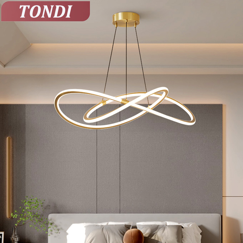 現代の LED シャンデリアリビングルームダイニングルーム寝室キッチンホーム照明光沢屋内装飾天井照明器具