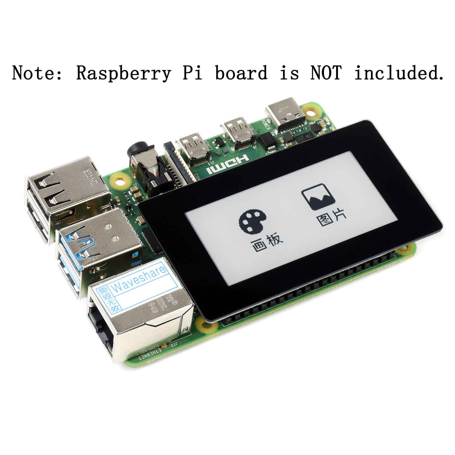 2.9 インチタッチスクリーン電子ペーパー E インク HATs RasPi RPI ラズベリーパイ 0 ゼロ 2 W 3B 3 モデル B 4 5 ディスプレイプロジェクトアクセサリー