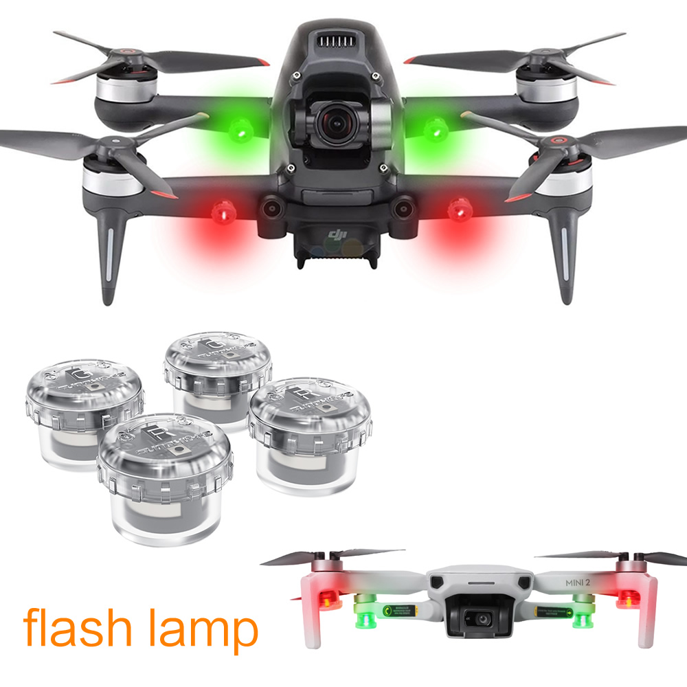 4 個 Mavic 3 Led フラッシュ ストロボ ランプ ユニバーサル ドローン フラッシュ ストロボ ランプ ナイトライト DJI Air 2S/Mini 2/FPV/Mini SE アクセサリー用