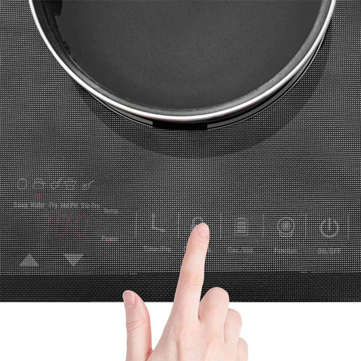 52X78cm (20X30インチ) 誘導コンロプロテクターマット、磁気シリコン誘導コンロマット、誘導コンロカバープロテクター
