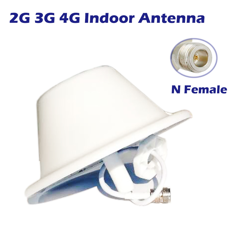 3G 4G 屋内 LTE アンテナ全方向性広帯域 800-2500MHz 携帯電話用天井信号増幅器信号ブースターリピータ